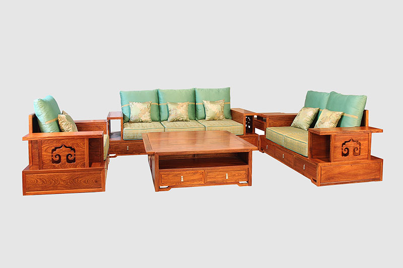 宁海中式实木沙发简直太美了